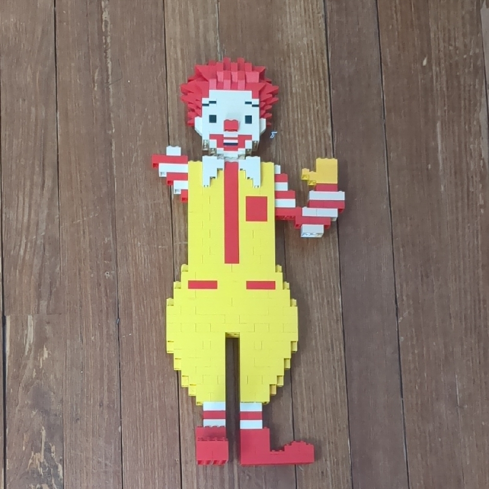 Vibrant Clown Building Block Set